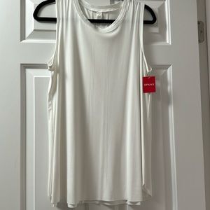 NWT Luxe Spanx sleeveless t-shirt